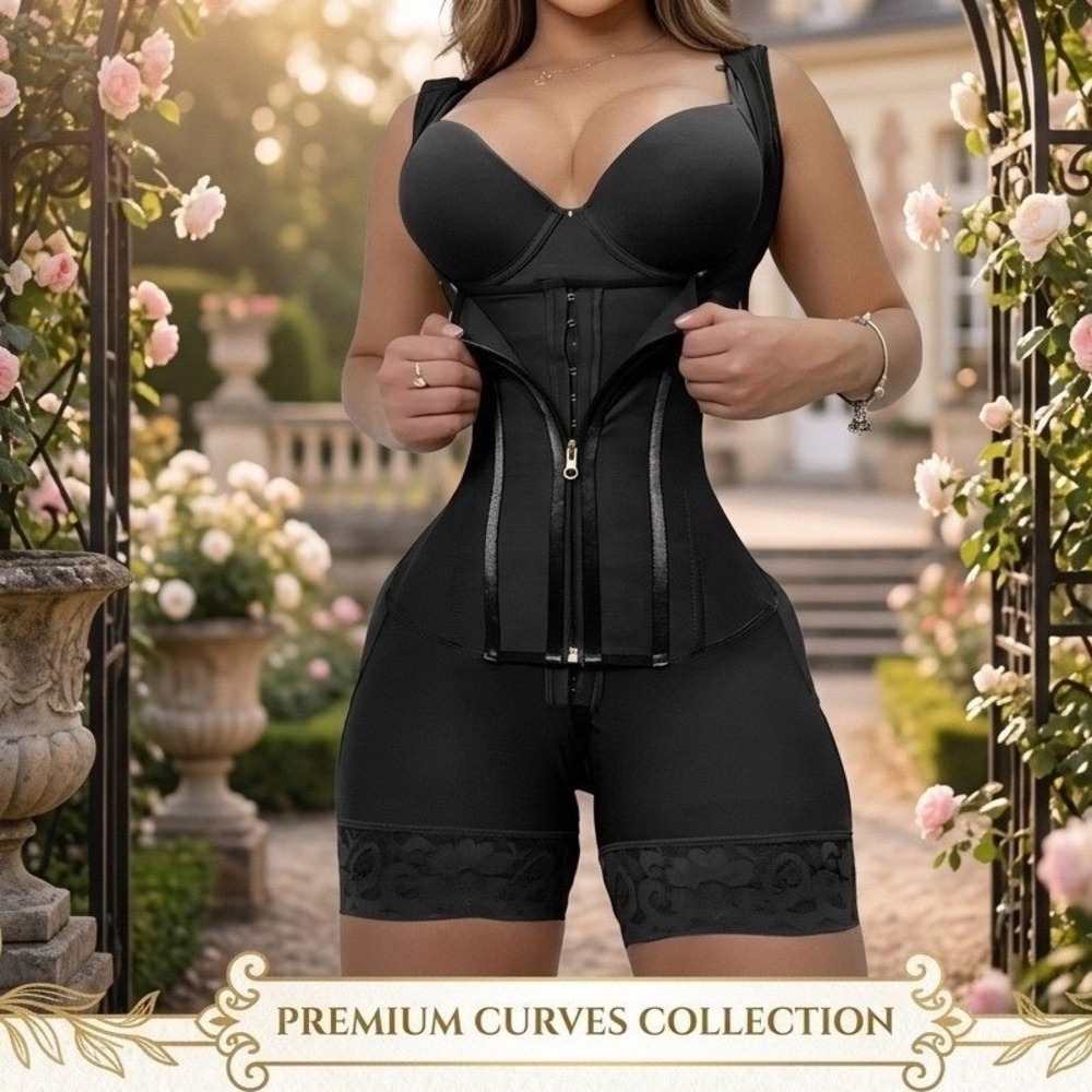 Model Mannequin Girdle Full Body Shapewear Faja Firm Compression Shaper Zip NWOT